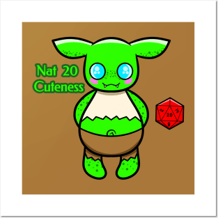 Nat 20 Cuteness Goblin Posters and Art